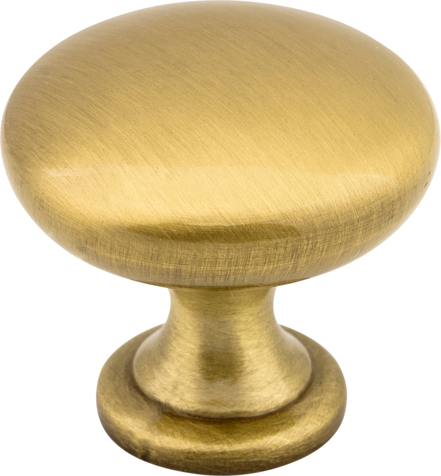 ELEMENTS Elements 3910-SB Cabinet Mushroom Knob Satin Brass