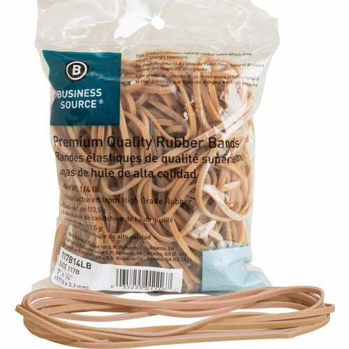 BUSINESS SOURCE Business Source BSN117B14LB Rubber Bands 117B 0.25 Lb