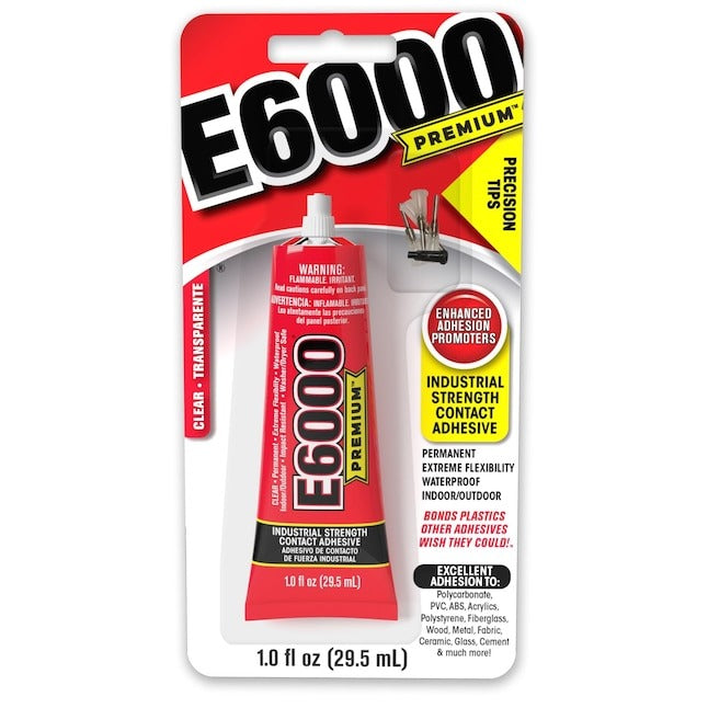 ECLECTIC PRODUCTS Eclectic Products 205100 E6000 Premium Adhesive With Precision Tips (1 fl. oz.)