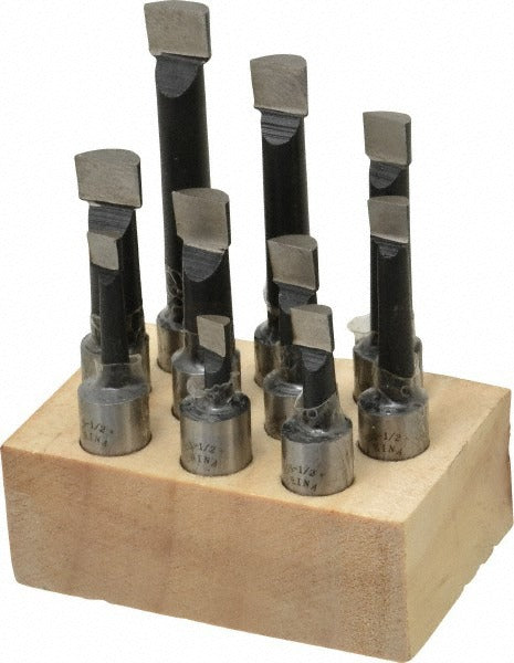 VALUE COLLECTION Value Collection 375-1207 Boring Bar Set 10 Piece M35 Cobalt