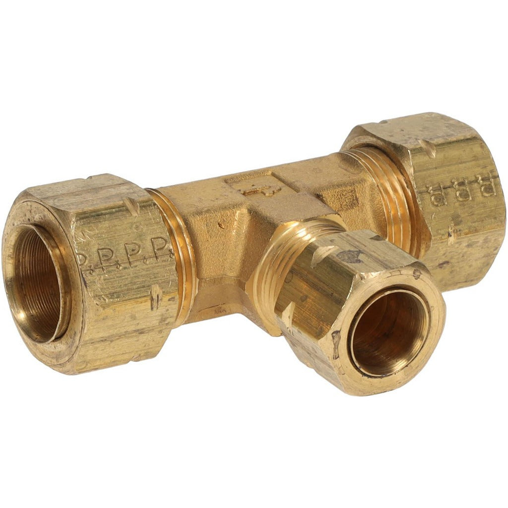 PARKER Parker 164CA-8-8-6 Compression Tube Union Tee Brass