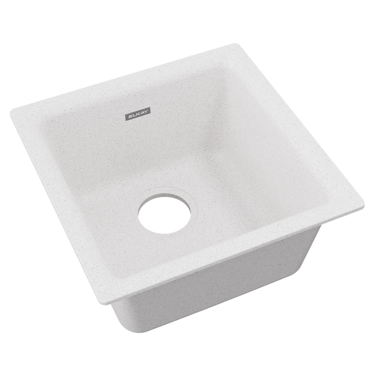 BSC PREFERRED Bsc Preferred ELG1616WH0 Quartz Bar Sink Dual Mount