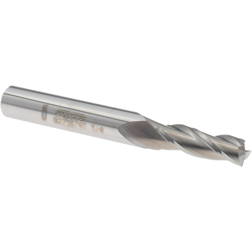 ACCUPRO Accupro 12177442 Tapered End Mill 1/4 in 3 Flute Solid Carbide