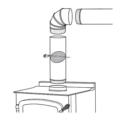 IMPERIAL Imperial BM0051-A Damper, Iron (6 in)