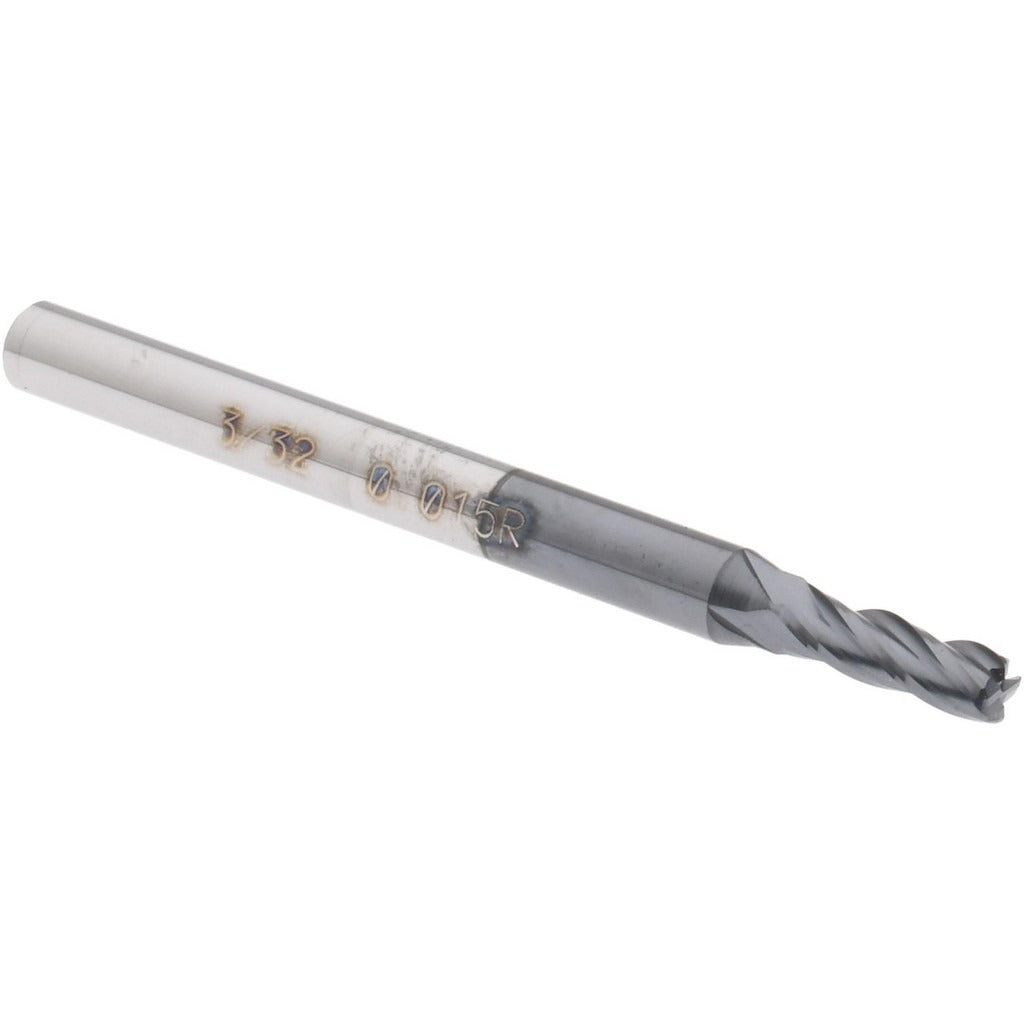 ACCUPRO Accupro 12176918 Corner Radius End Mill 0.0938 in 4 Flute