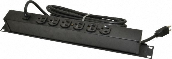 WIREMOLD Wiremold R5BZ-15 Power Strip 6-outlet 15A Rack Mount