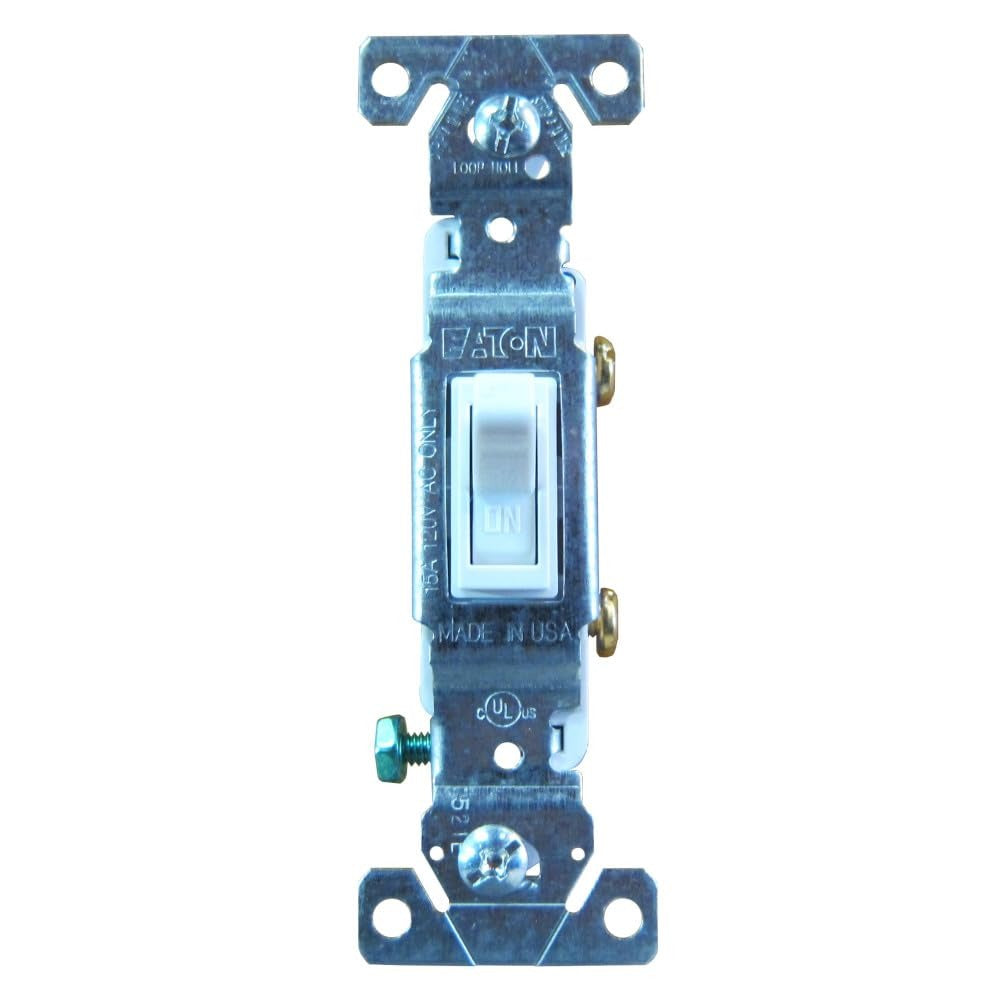 EATON Eaton 1301-7W 15A Single Pole Grounding Toggle Switch