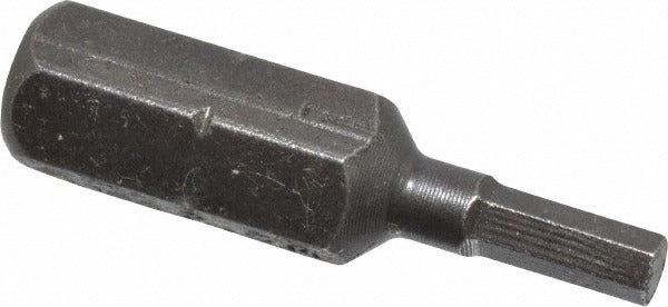APEX Apex 185-2.5MM Hex Insert Bit 1/4 in Drive 1 in Oal M3