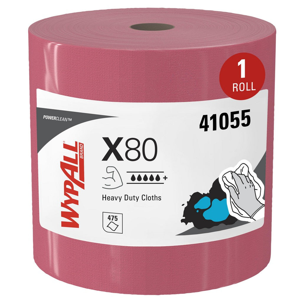 KIMBERLY-CLARK Wypall 41055 Industrial Wiper Jumbo Roll 475 Sheets