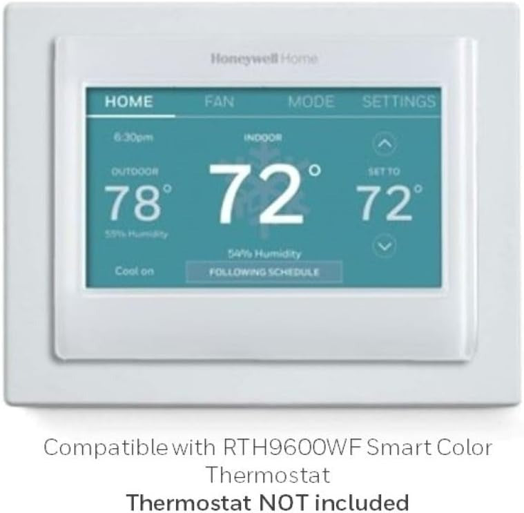 RESIDEO Honeywell Home THP2400A1027W Coverplate Assembly Wall Mount Corded Electric 1 Pack