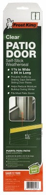 FROST KING Thermwell PD84CL Patio Door Weather Strip 1.87x84 in