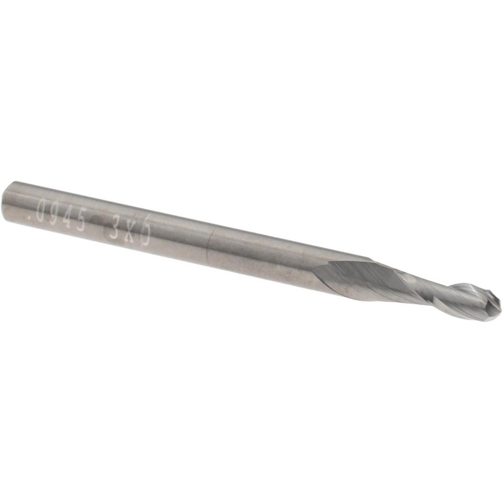 KYOCERA SGS PRECISION TOOLS Sgs 01963 Ball End Mill 3/32 in 2 Flute Solid Carbide