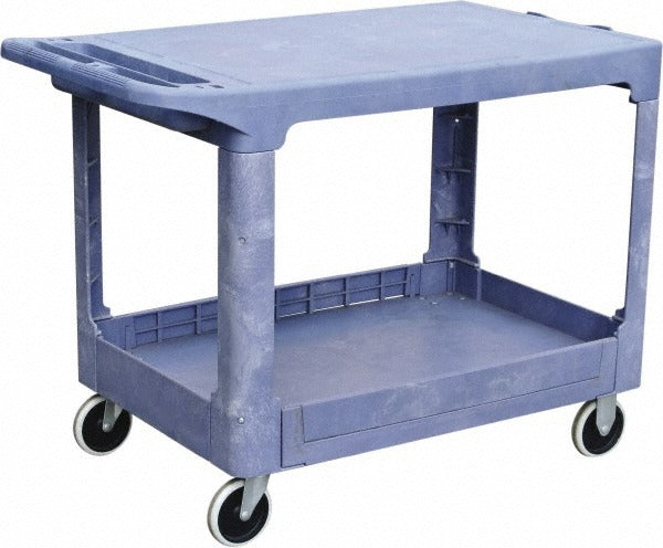 VALUE COLLECTION Value Collection MW-0416 Gry Shelf Utility Cart Plastic Gray
