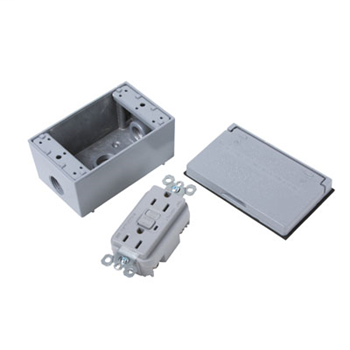 LEGRAND Legrand WPGFIKIT WP Safety Outlet (GFCI) 9.5 inch Kit