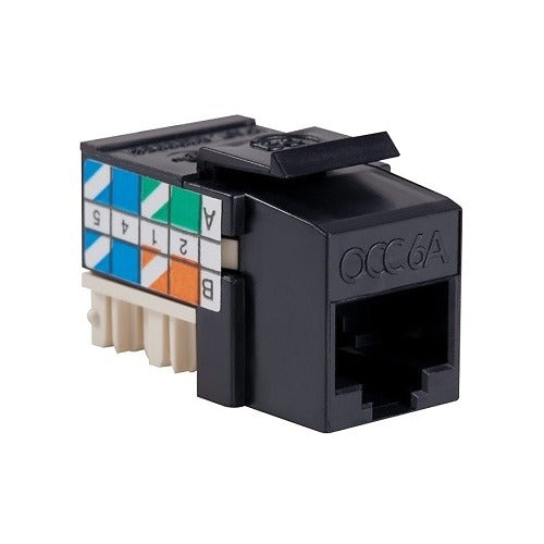 OPTICAL CABLE CORPORATION Optical Cable Corp. K6A05 Cat6a Utp Keystone Jack Blue