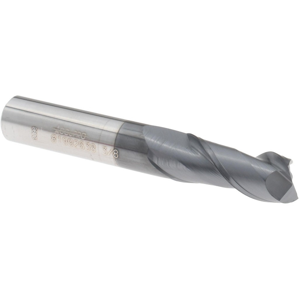 ACCUPRO Accupro 12181422 Square End Mill 3/8 in 2 Flute Carbide Altin