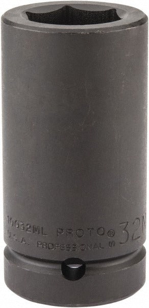 PROTO Proto J10032ML Impact Socket 1 in Drive 32mm 6-point