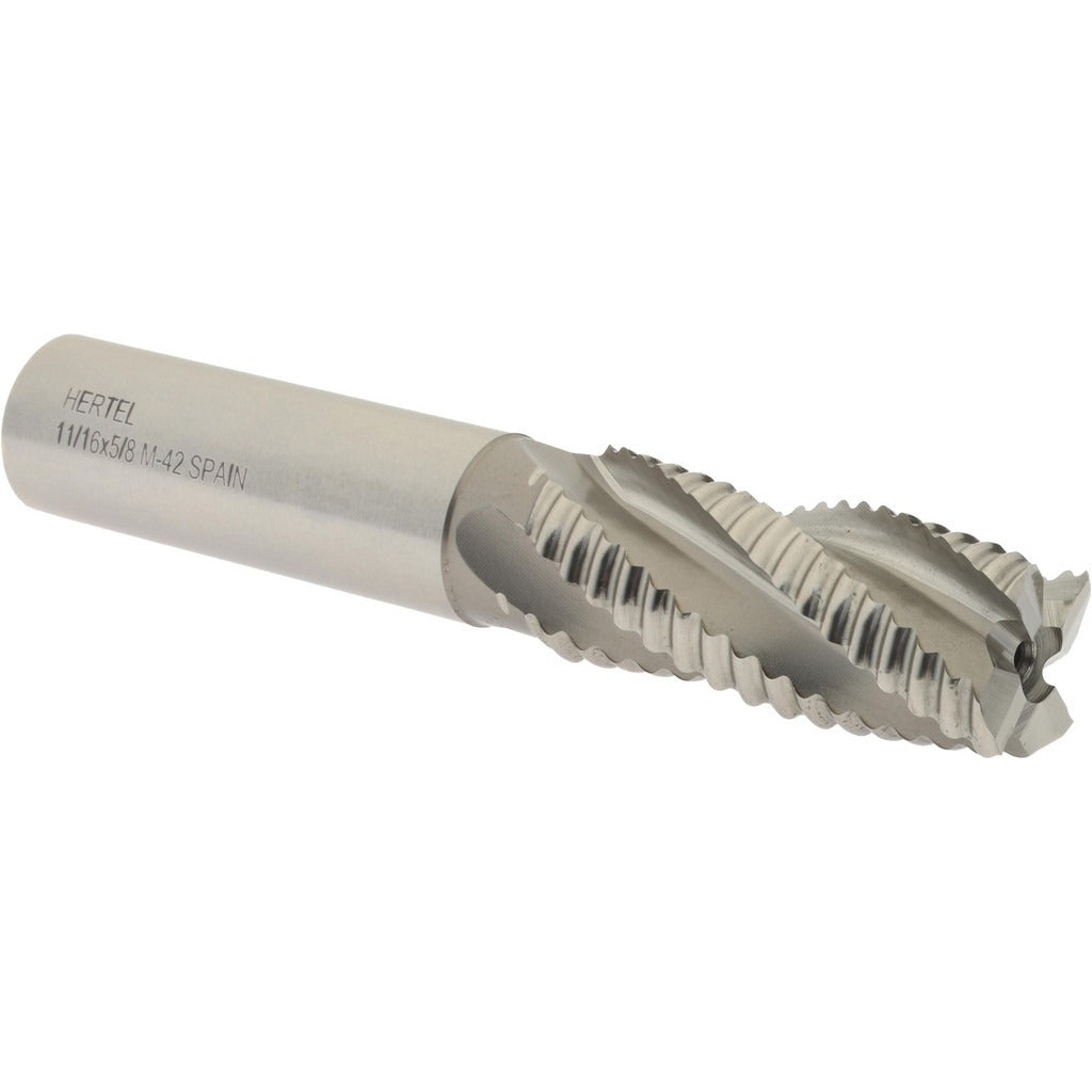 HERTEL Hertel 91192484 Roughing End Mill 11/16 in 4 Flute Cobalt