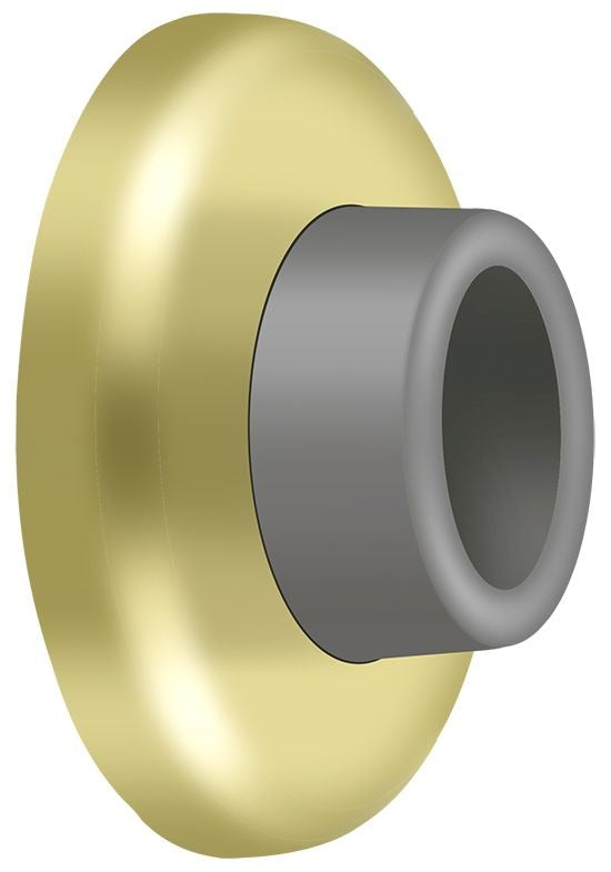 DELTANA Deltana WB250U3 Concave Flush Wall Bumper Bright Brass
