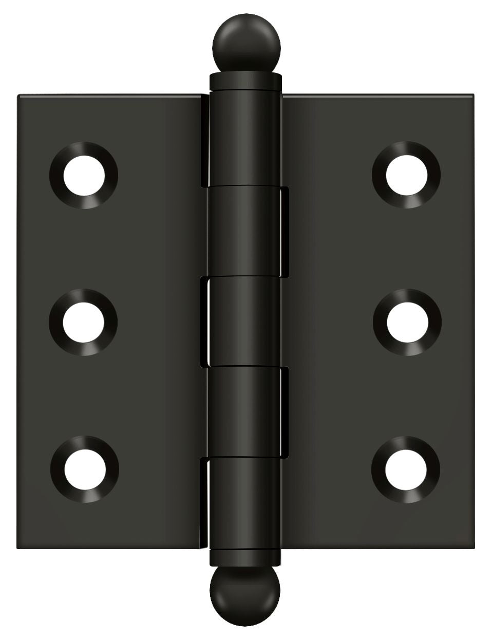 DELTANA Deltana CH2020U10B 2x2 Ball Tip Hinge Oil Rubbed Bronze