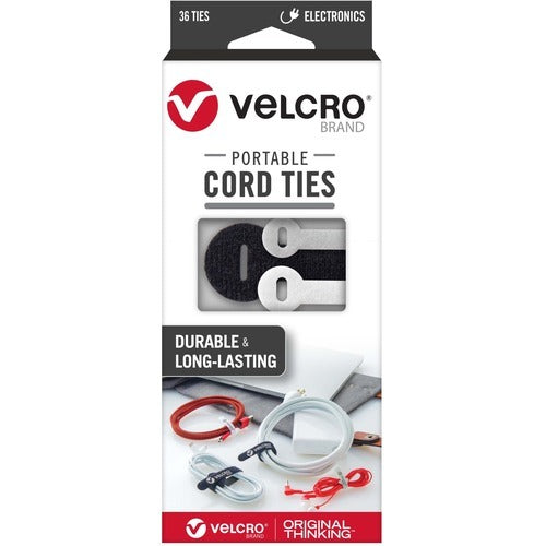 VELCRO Velcro Industries VEK30817 Hook Loop Cord Ties 36 Pack
