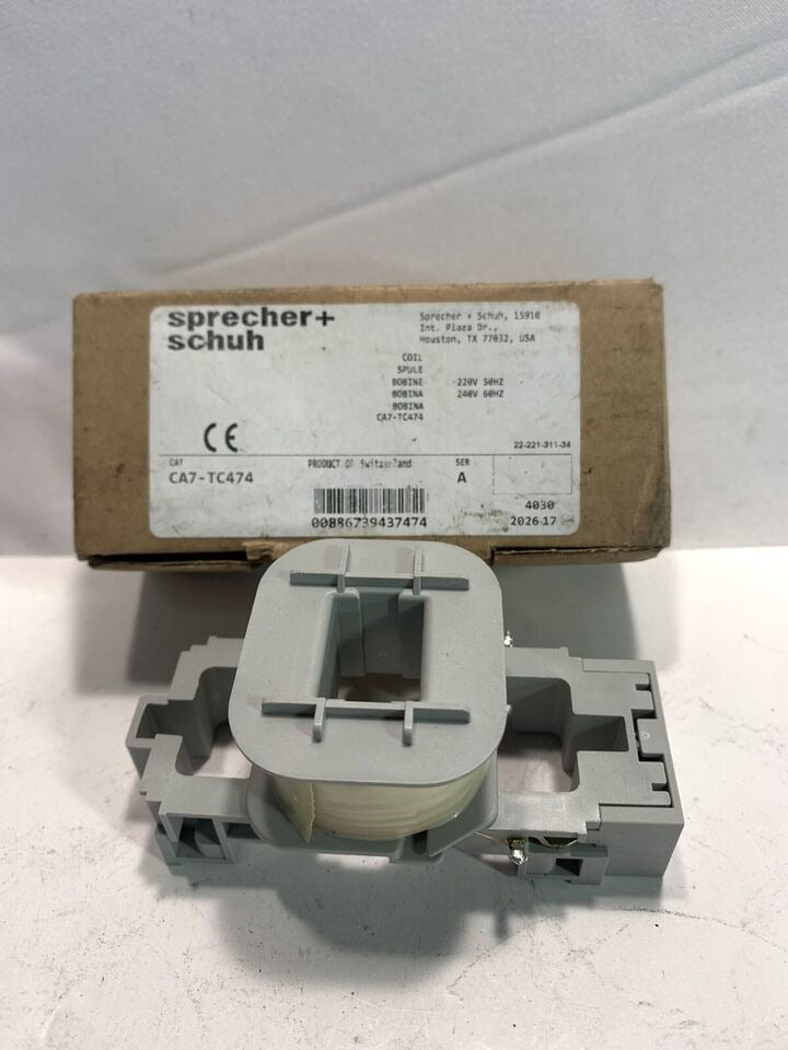 SPRECHER & SCHUH Sprecher & Schuh TC474 AC coil 220V 50Hz / 240V 60Hz (CA7-23..37) TC474