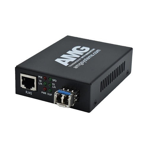 AMG SYSTEMS Amg Systems AMG210M-1FAT-1SS2-P30 Media Converter Poe Lc