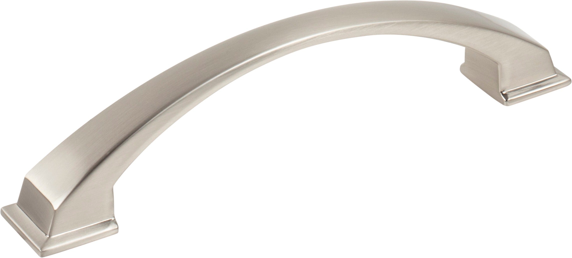JEFFREY ALEXANDER Jeffrey Alexander 944-128SN Arched Cabinet Pull Satin Nickel