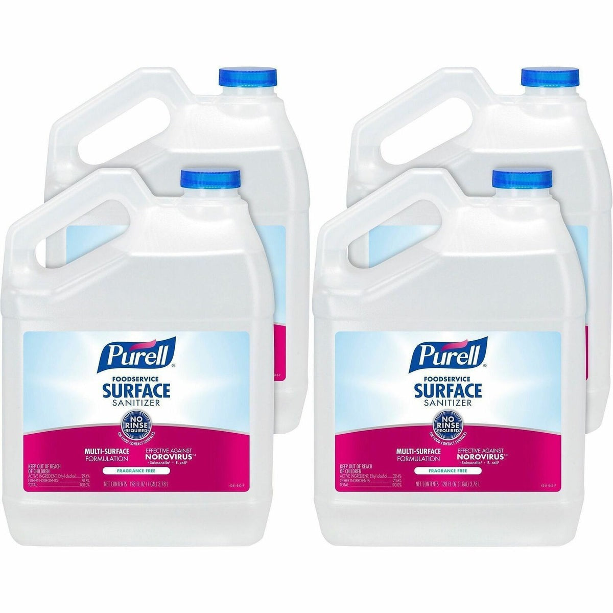 GOJO Gojo GOJ434104CT Purell Foodservice Surface Sanitizer 128 fl oz (4 quart) 4 / Carton