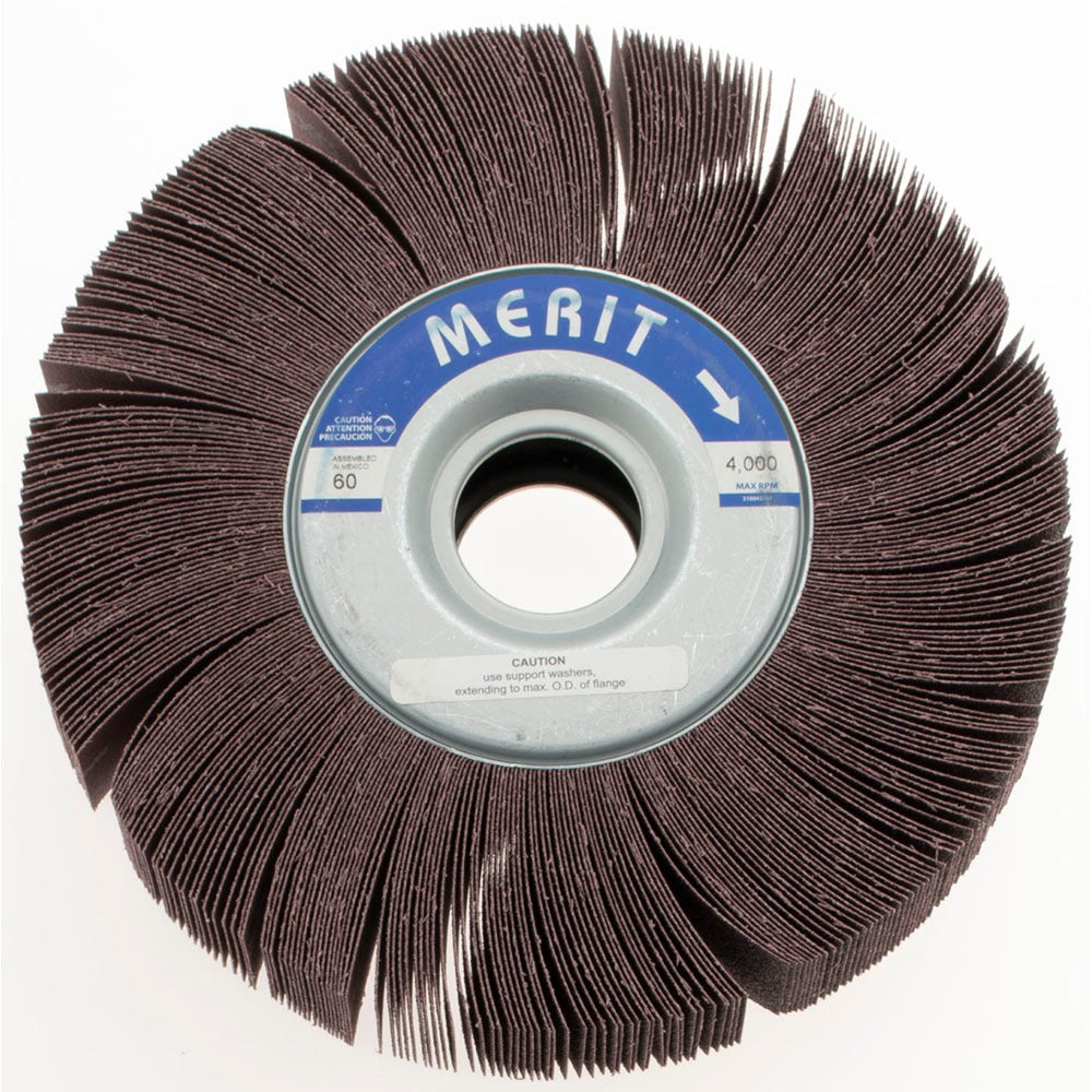 MERIT Merit Abrasives 08834124042 Flap Wheel 60 Grit 10x2 in