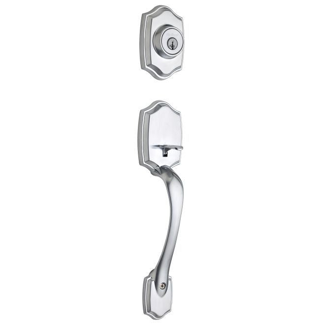 KWIKSET Kwikset 687BWLIP-26DS.DS Belleview Handleset Smartkey Satin Chrome