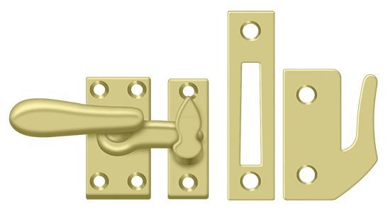 DELTANA Deltana CF66U3 Casement Window Fastener Bright Brass