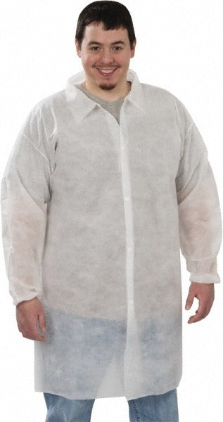 PRO-SAFE Pro-safe KM-LC0-WE-NW-HD-2XL-WHITE Lab Coat 2XL