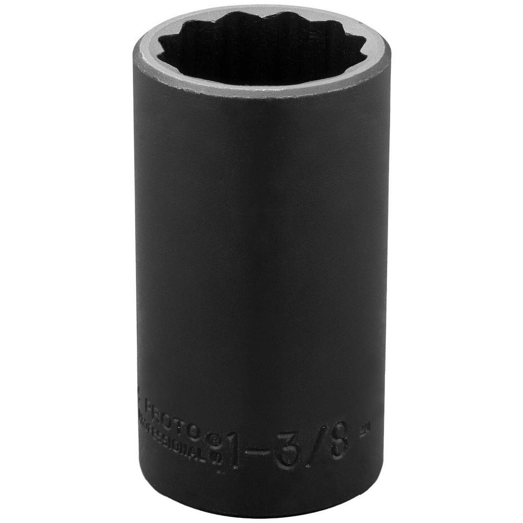 PROTO Proto J7344 Impact Socket 1/2 in Drive 1-3/8 in 12-point