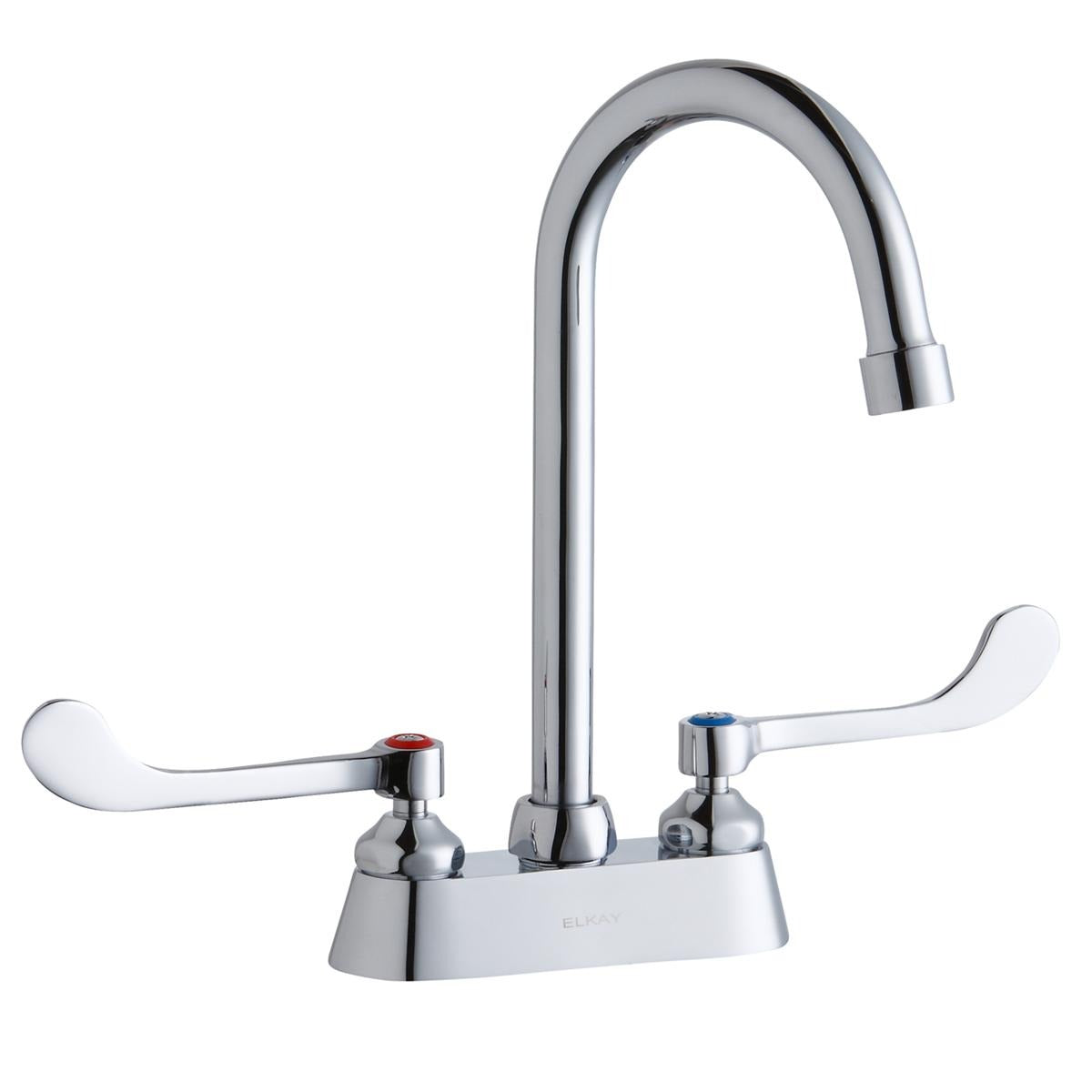 BSC PREFERRED Bsc Preferred LK406GN05T6 Centerset Deck Faucet Gooseneck