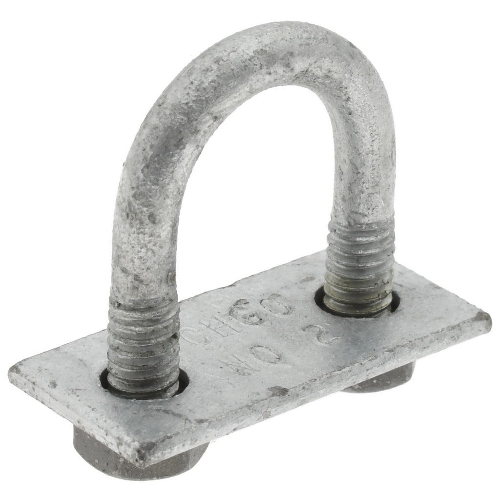 GIBRALTAR Gibraltar GIB53608 Round U-bolt 3/8 Inch Pipe 1/4-20 Unc