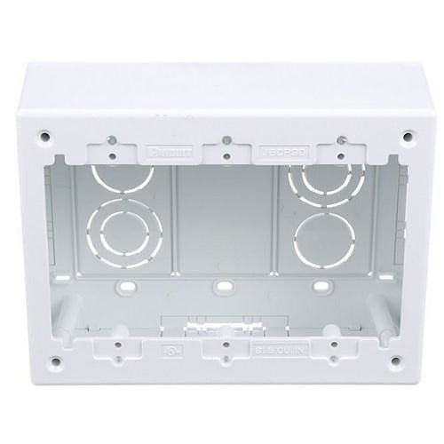 PANDUIT Panduit JBP3DWH 3-gang Nonmetallic Junction Box