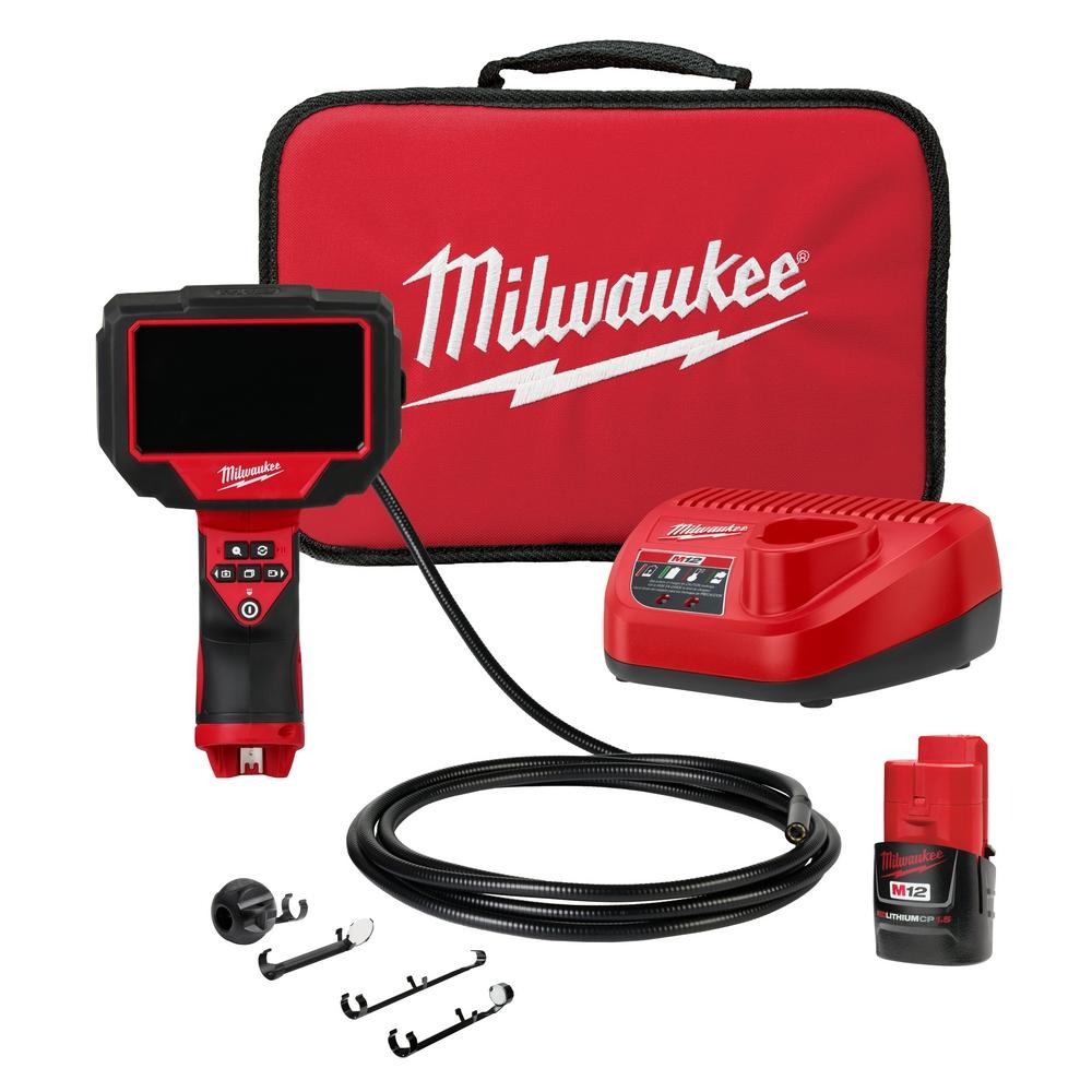 Milwaukee 2324-21 M12 M-Spector Inspection Camera Kit, 10 Feet