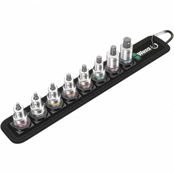 WERA Wera 05003974001 Hex Bit Socket Set 3/8 Drive 8 Pc