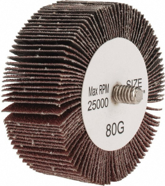 TRU-MAXX Tru-maxx SZQC2280 Mounted Flap Wheel 80 Grit 2.5 in