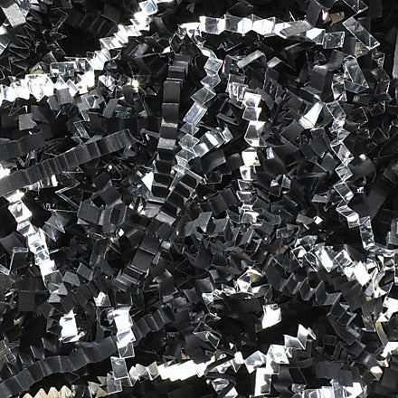 BSC PREFERRED Bsc Preferred CPB10FF Crinkle Paper Fill Black Silver