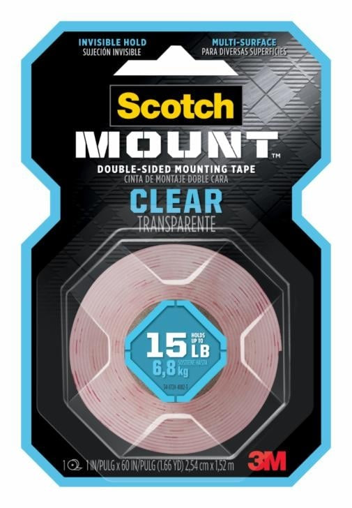 3M 3M 410H Scotch-Mount Double-Sided Mounting Tape 60 in x 1 in Roll