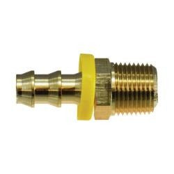 MIDLAND INDUSTRIES Midland Industries 30238 Straight Adapter Brass Push-on