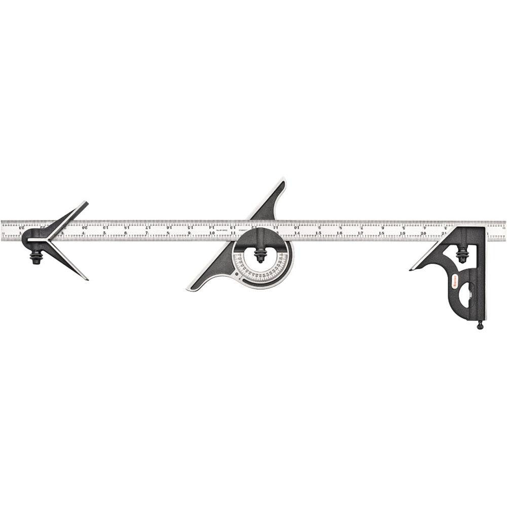 STARRETT Starrett 50045 Combination Square Set 24 Inch 4 Piece
