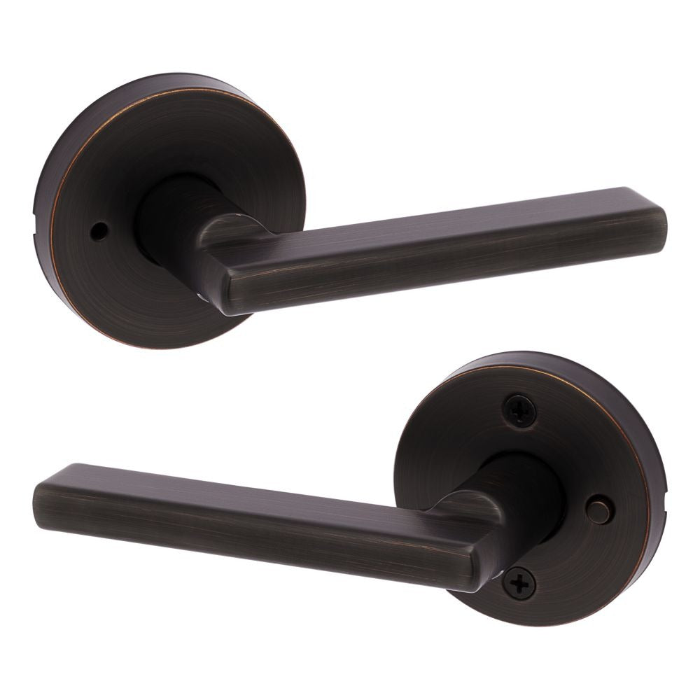 KWIKSET Kwikset 730HFLRDT-11P Halifax Privacy Door Lock Venetian Bronze