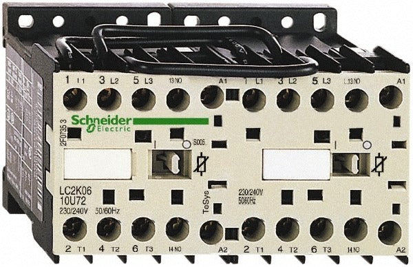 SCHNEIDER ELECTRIC Schneider Electric LC2K0601F7 Iec Contactor 3 Pole 6A