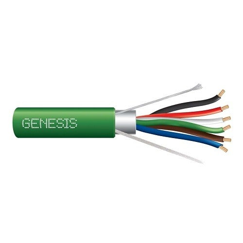 SOUTHWIRE Genesis Cable 32062105 22AWG 6C Shielded Security Cable 1000ft