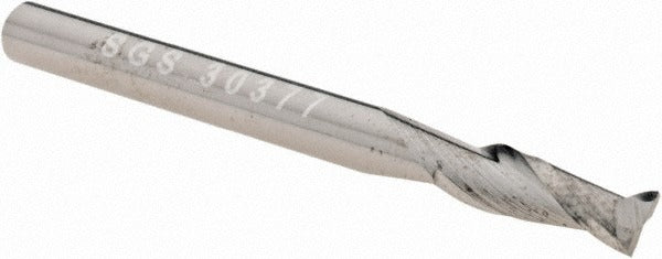 KYOCERA SGS PRECISION TOOLS Sgs 30377 Square End Mill 1/8 in 2 Flute Solid Carbide