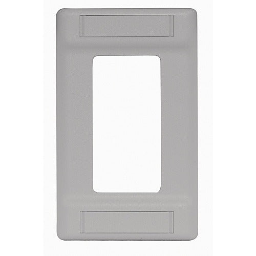 HUBBELL Hubbell Premise Wiring IFP126GY Single Gang Cover Plate