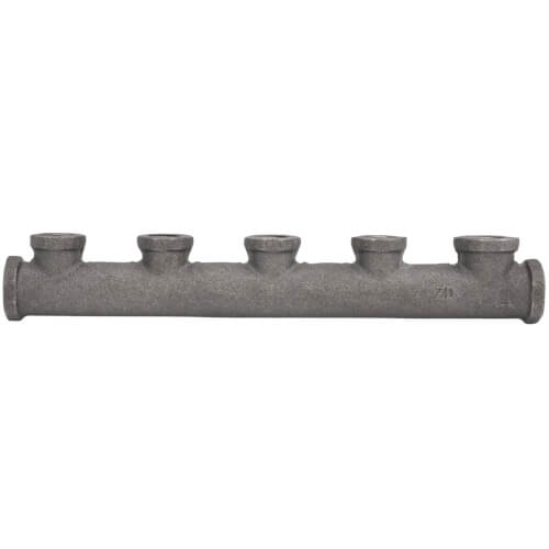 Gastite 5-PORTMAN 3/4 x 3/4 x 1/2 x 1/2 in. Female Malleable Iron 5-Port Manifold